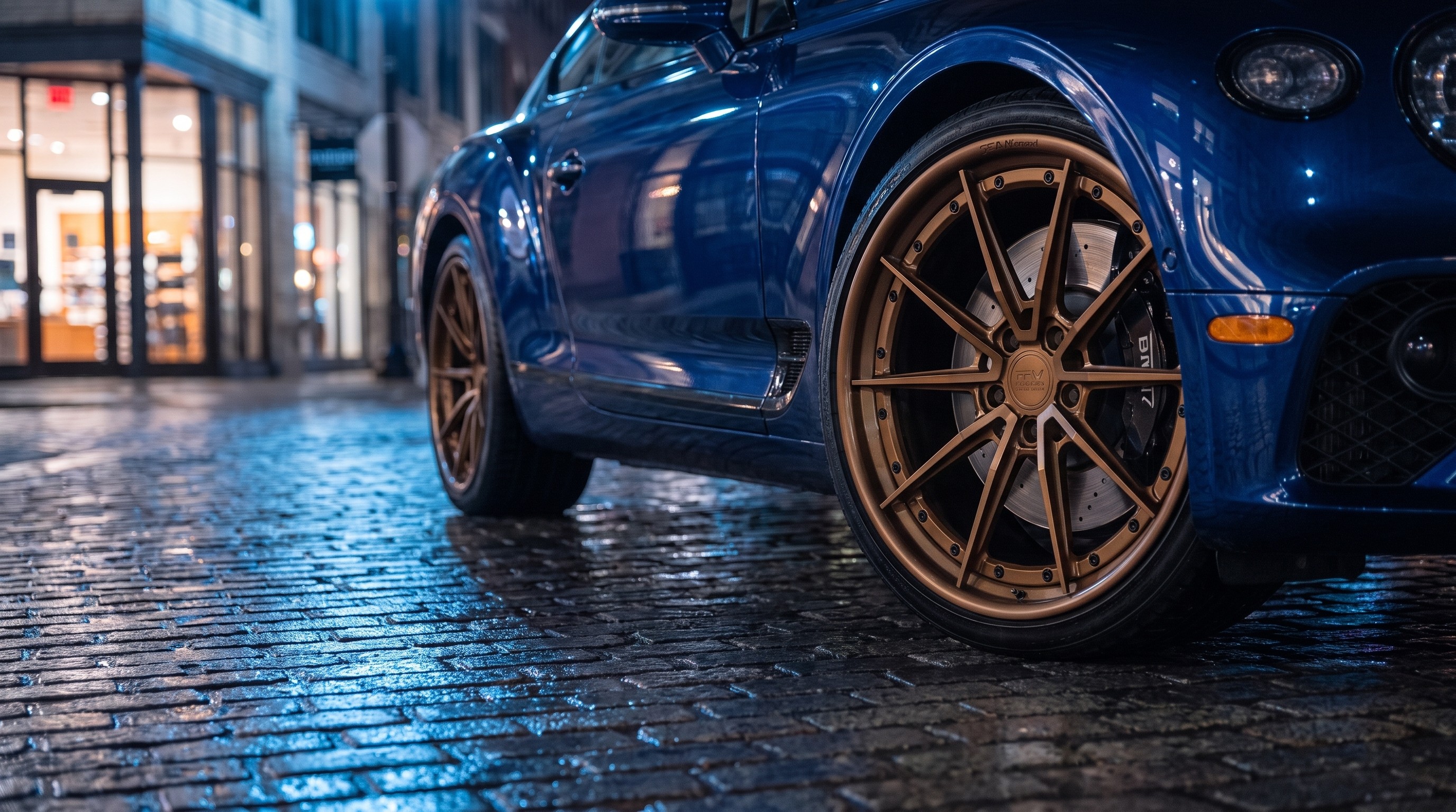 RF-RS01 velgen op een Bentley Continental GT